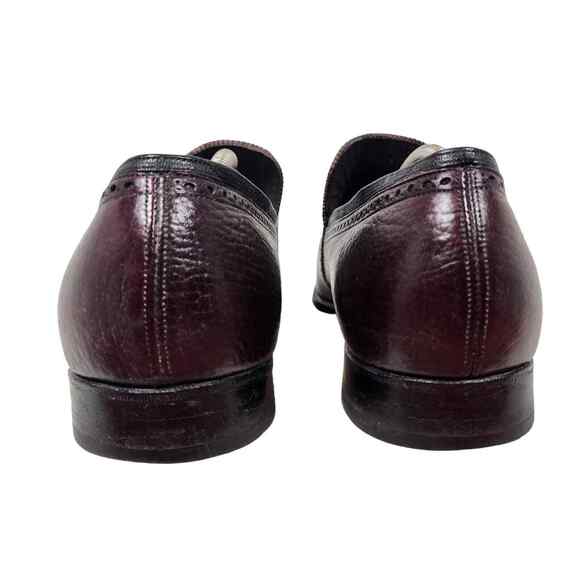 VINTAGE FREEMAN BOOTMAKERS GUILD BROWN SLIP-ONS SIZE 11C main image 6